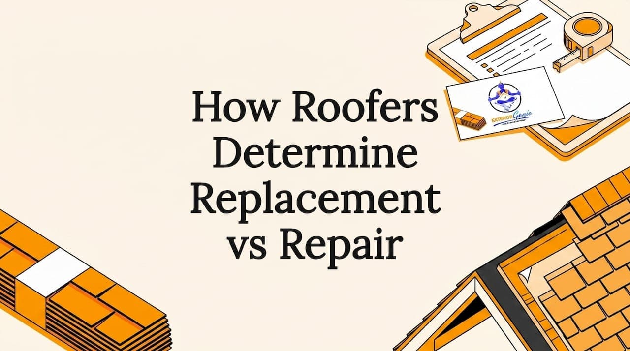 How Roofers Determine Replacement vs Repair