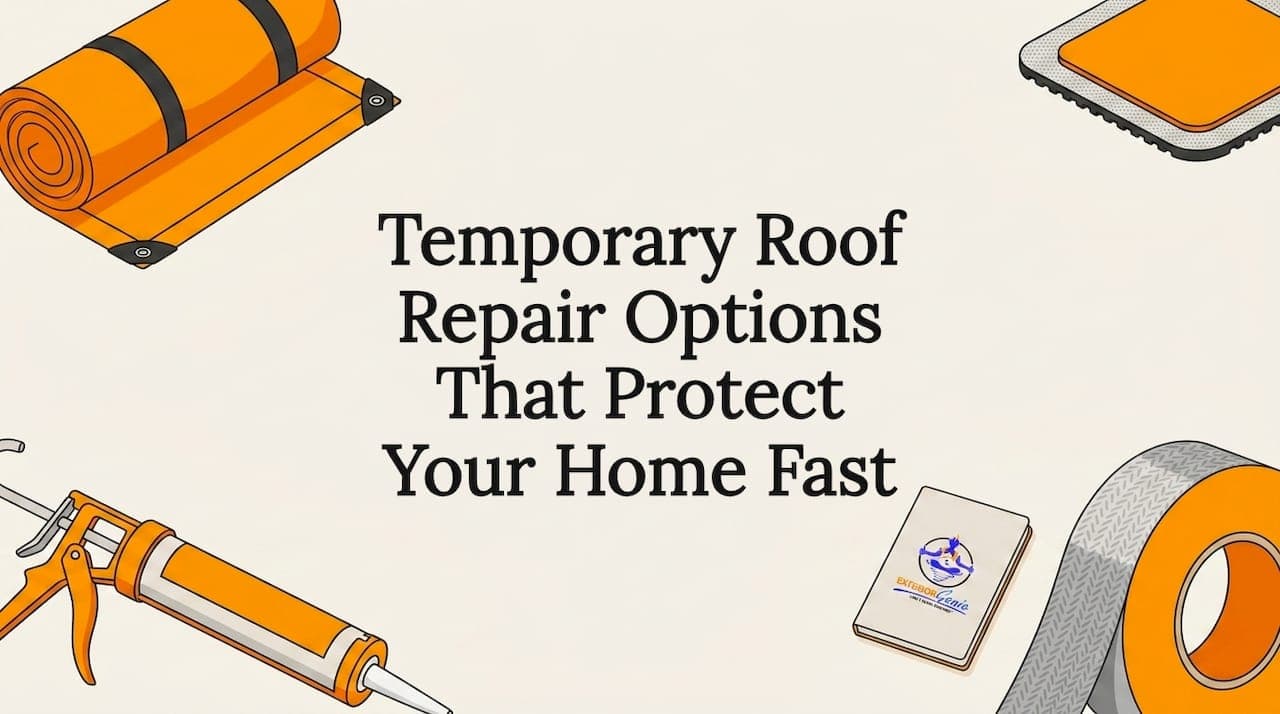 Temporary Roof Repair Options That Protect Your Home Fast