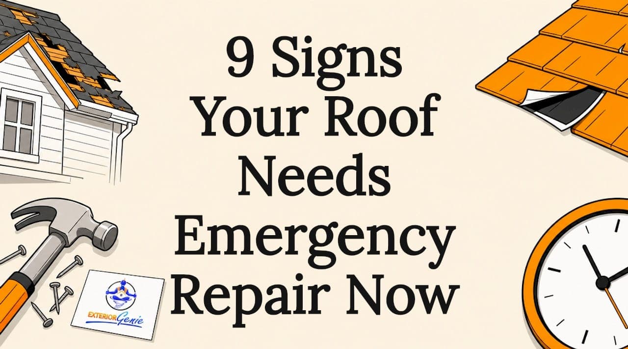 9 Signs Your Roof Needs Emergency Repair Now