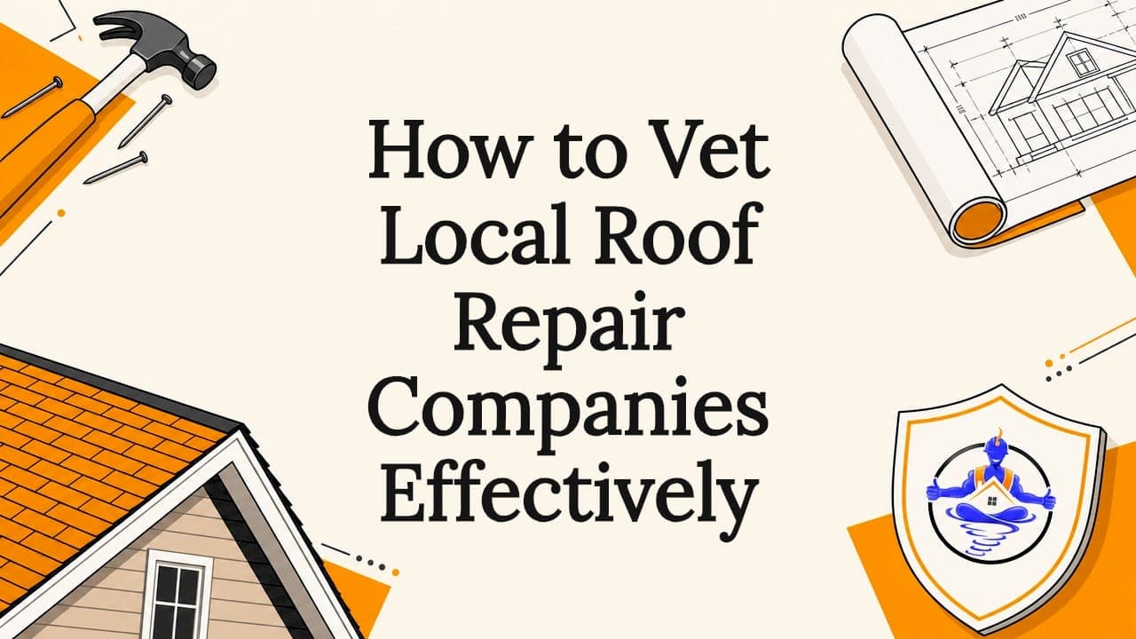 How to Vet Local Roof Repair Companies Effectively