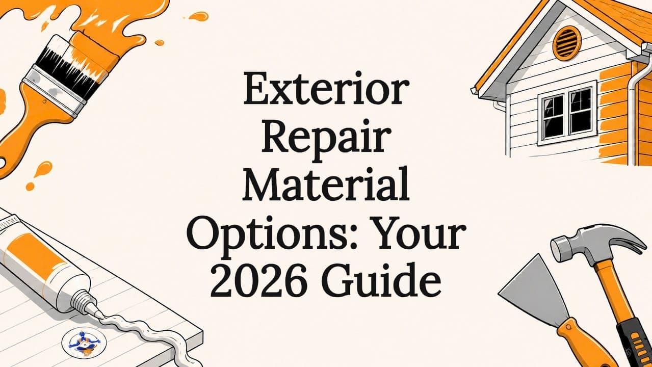 Exterior Repair Material Options: Your 2026 Guide