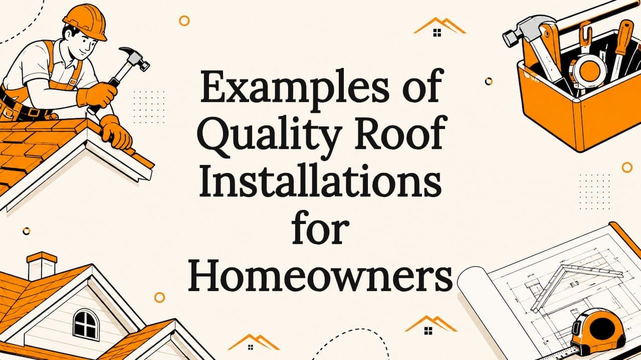 Examples of Quality Roof Installations for Homeowners