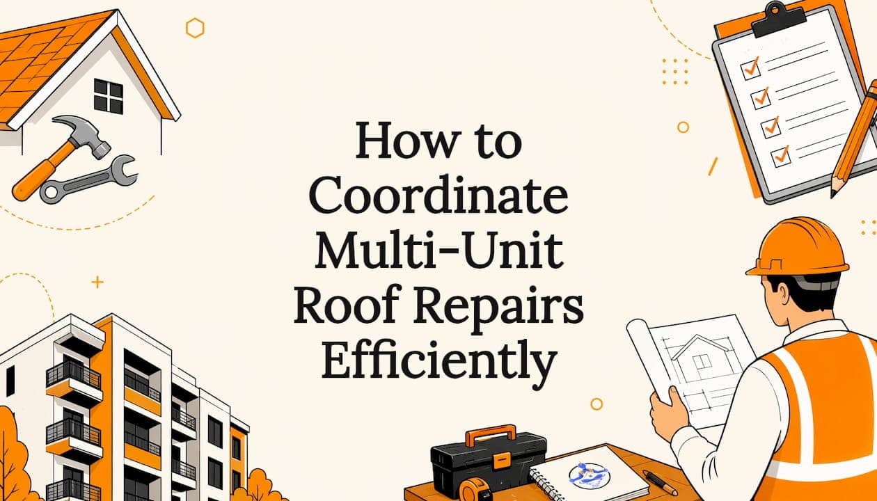 How to Coordinate Multi-Unit Roof Repairs Efficiently