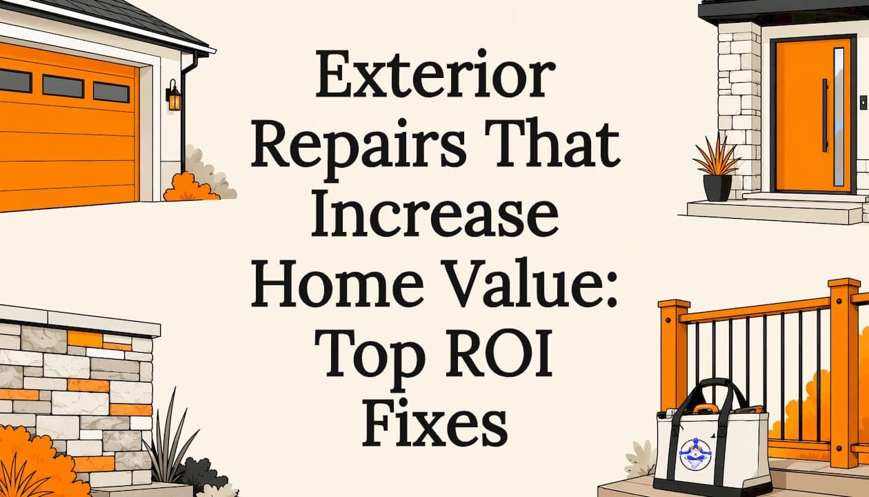 Exterior Repairs That Increase Home Value: Top ROI Fixes