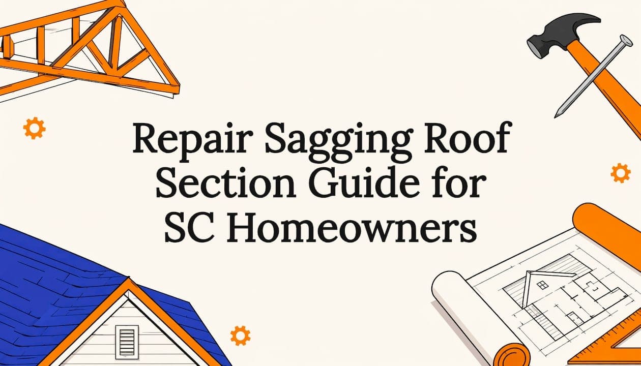 Repair Sagging Roof Section Guide for SC Homeowners