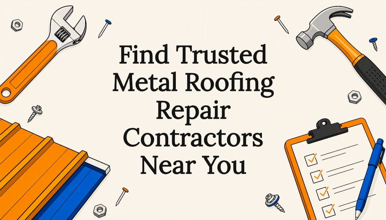 Find Trusted Metal Roofing Repair Contractors Near You