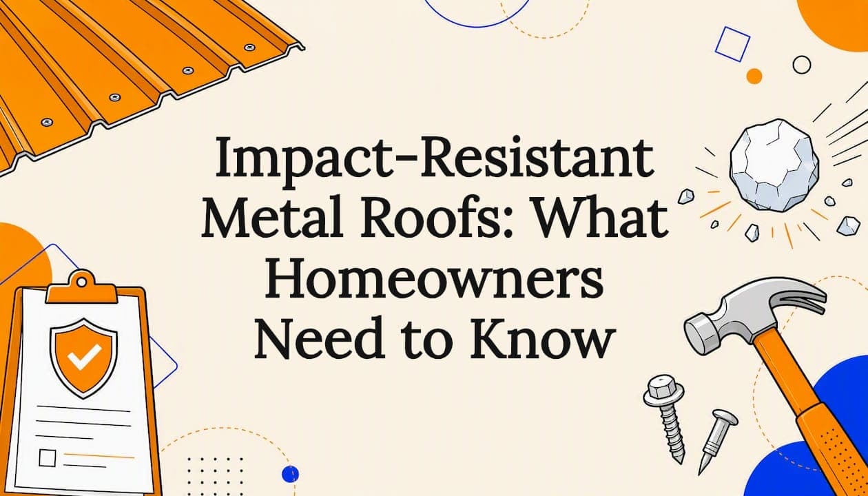 Impact-Resistant Metal Roofs: What Homeowners Need to Know