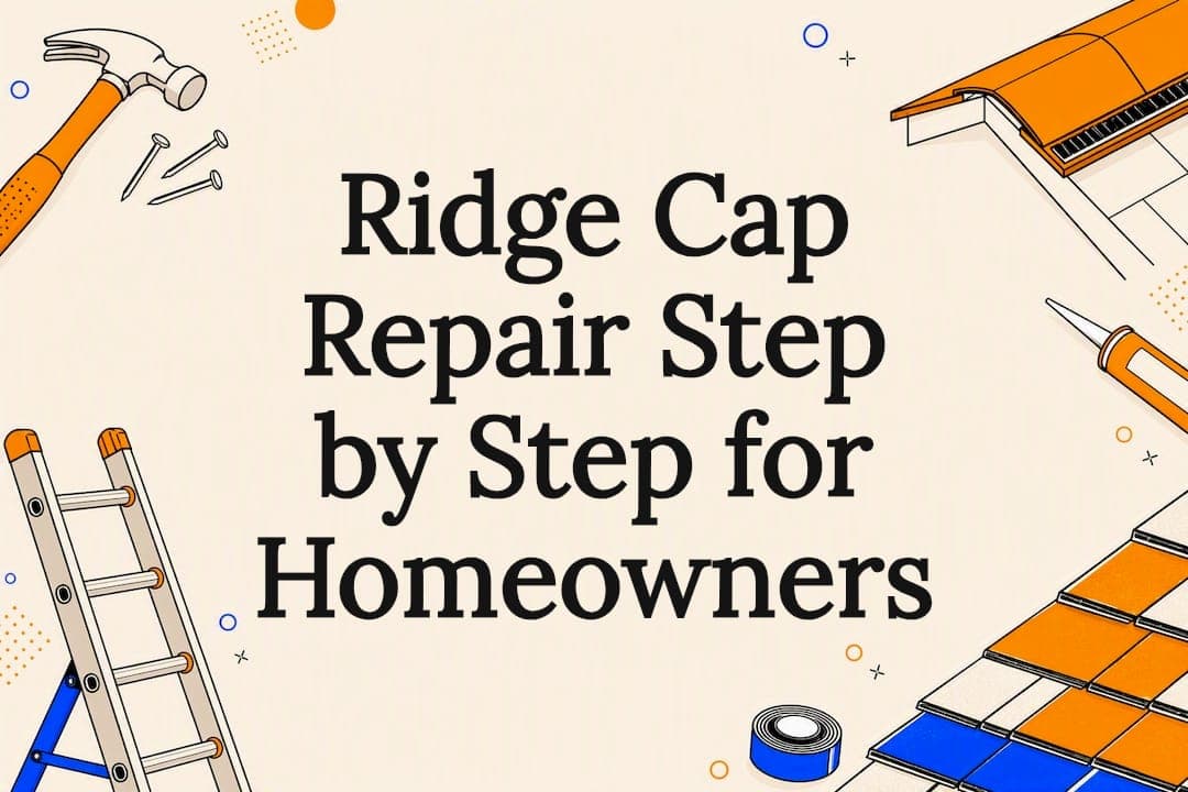 Ridge Cap Repair Step by Step for Homeowners