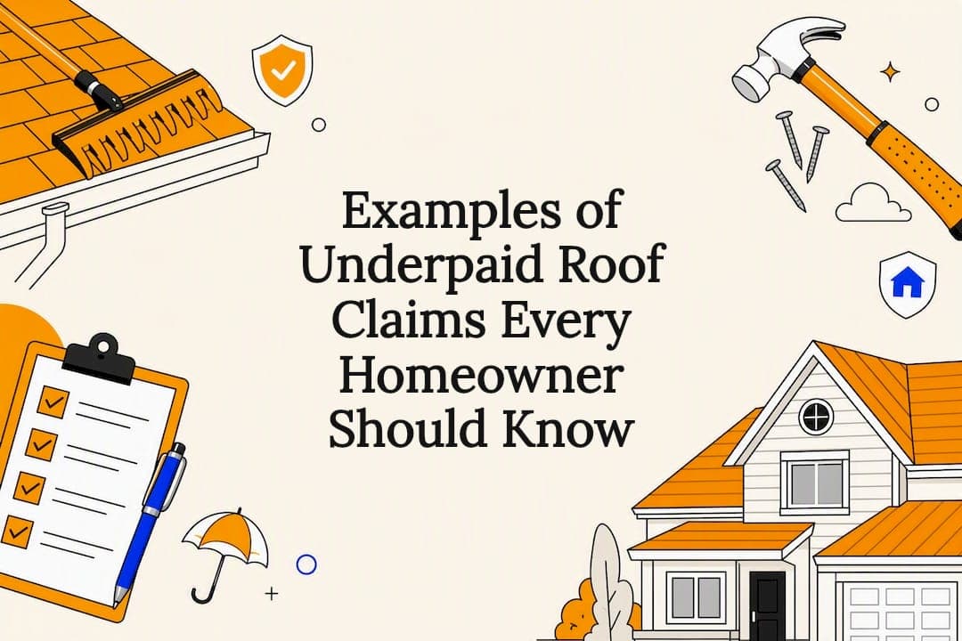 Examples of Underpaid Roof Claims Every Homeowner Should Know