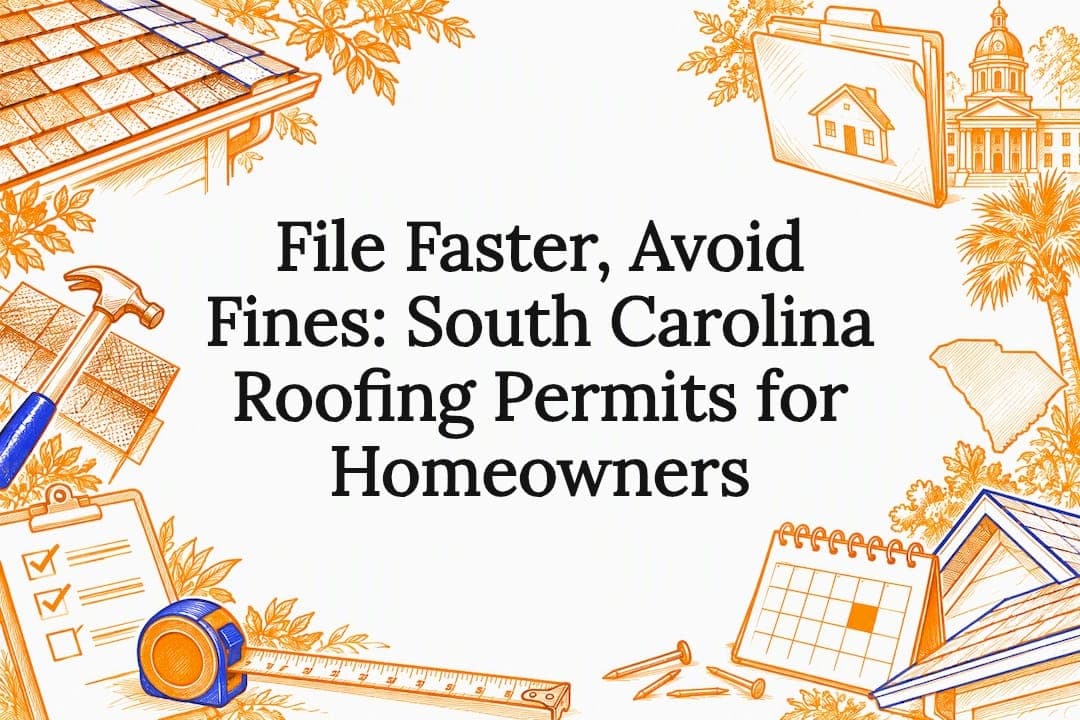 File Faster, Avoid Fines: South Carolina Roofing Permits for Homeowners