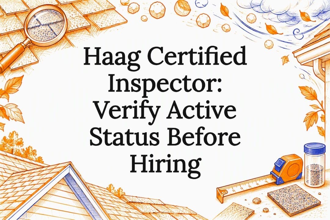Haag Certified Inspector: Verify Active Status Before Hiring