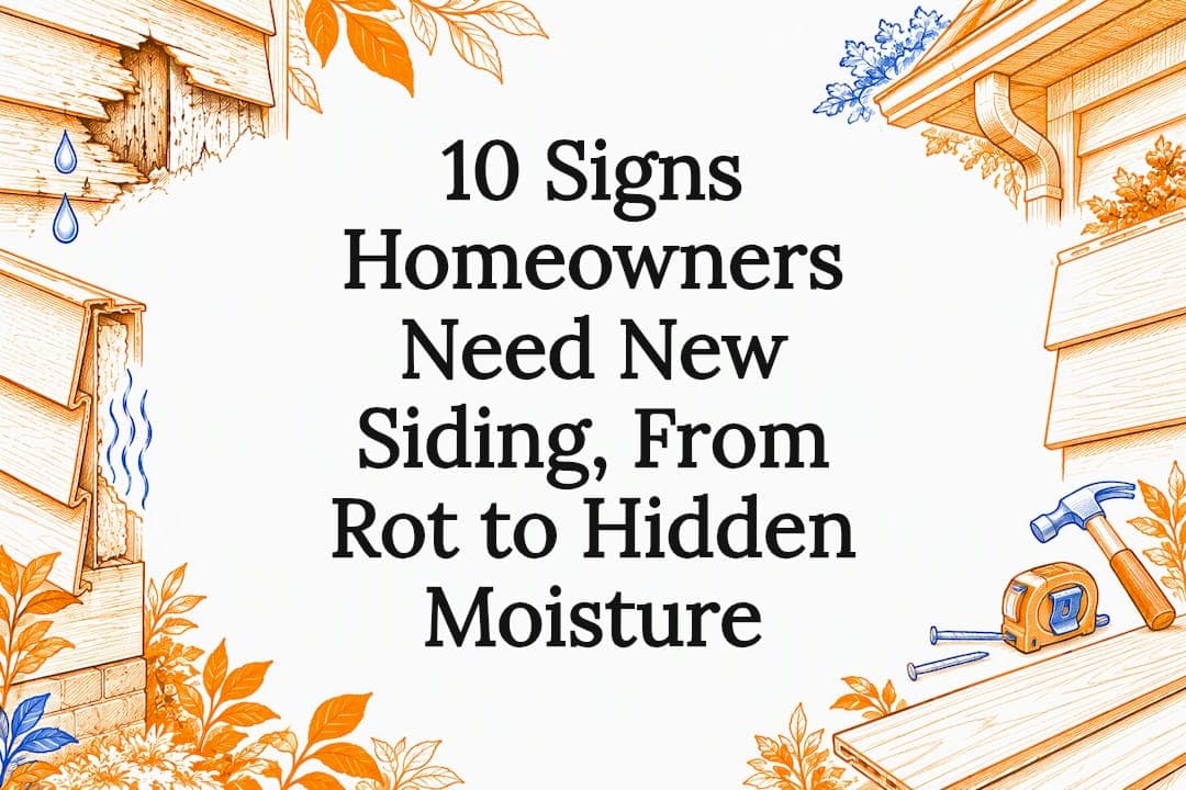 10 Signs Homeowners Need New Siding, From Rot to Hidden Moisture