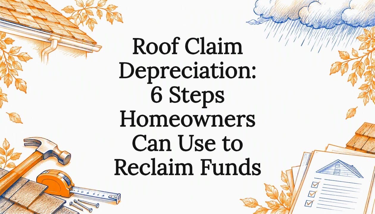 Roof Claim Depreciation: 6 Steps Homeowners Can Use to Reclaim Funds