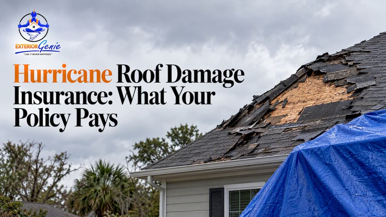 Hurricane Roof Damage Insurance: What Your Policy Pays